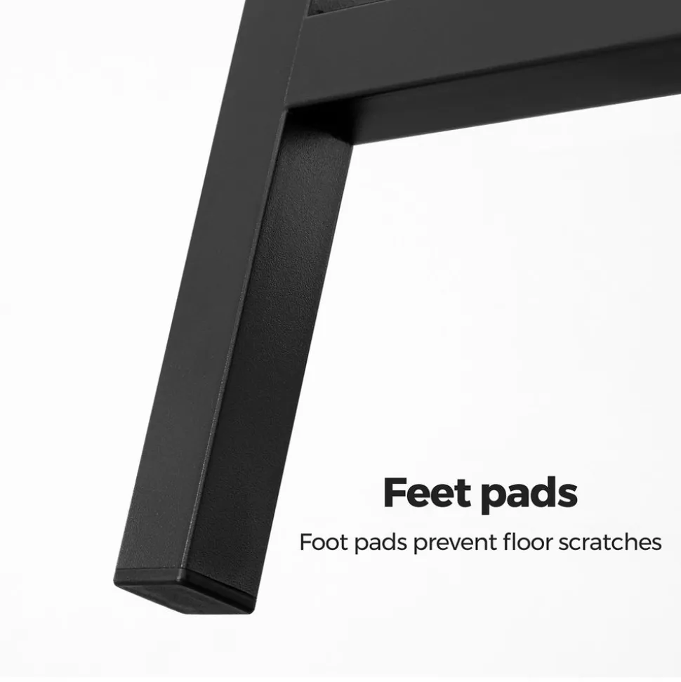 Store SONGMICS 2 Bancs industriel Brun Vintage Noir