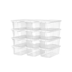 Outlet SONGMICS 12 Boites transparent