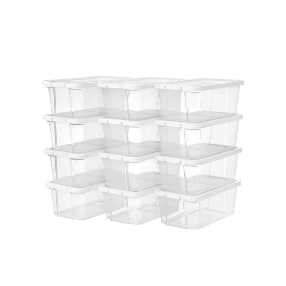 Outlet SONGMICS 12 Boites transparent