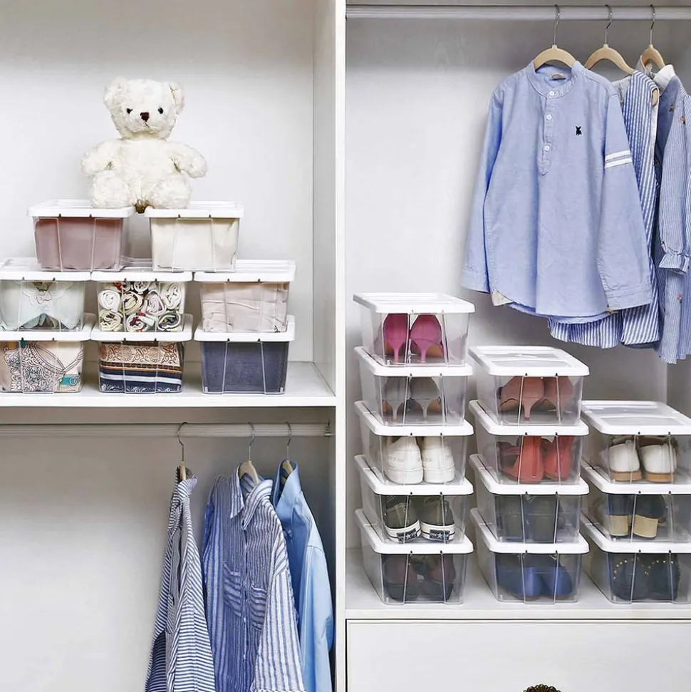 Outlet SONGMICS 12 Boites transparent