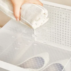 Store SONGMICS 18 Boîtes à chaussures Blanc