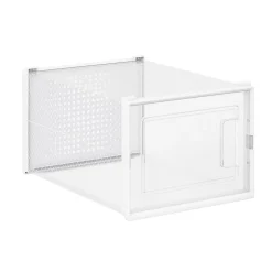 Store SONGMICS 18 Boîtes à chaussures Blanc