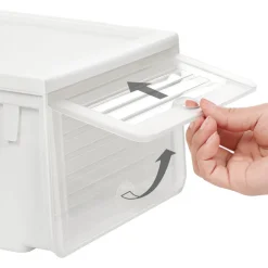 Discount SONGMICS 12 Boîtes à chaussures Blanc