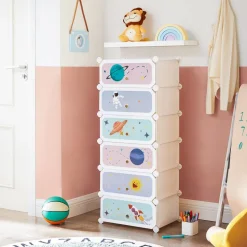 Sale SONGMICS 18 Boîtes à chaussures 3 meubles transparent et blanc nuage