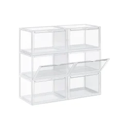 Sale SONGMICS 6 Boîtes à chaussures porte