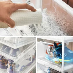 Sale SONGMICS 6 Boîtes à chaussures porte