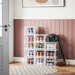 Best SONGMICS 12 Boîtes chaussure transparent