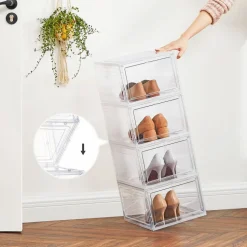 Best SONGMICS 12 Boîtes chaussure transparent