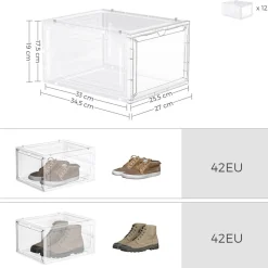 Best SONGMICS 12 Boîtes chaussure transparent