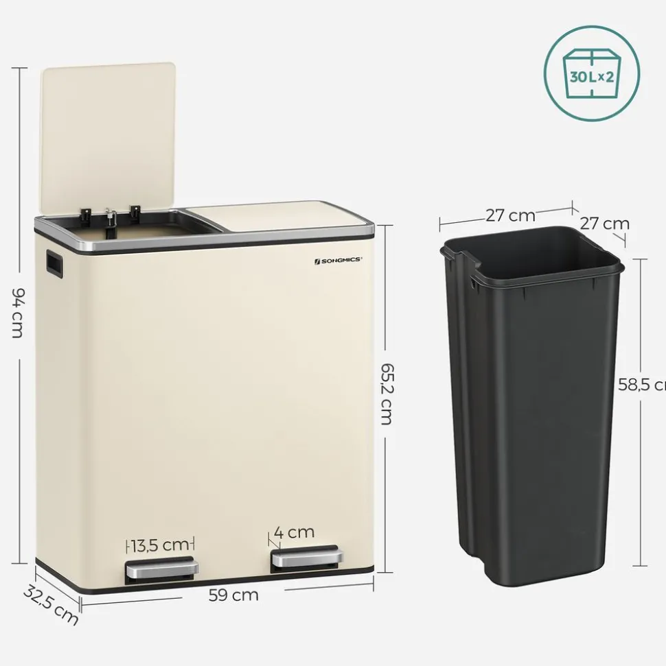 New SONGMICS 18 Boîtes chaussures transparent