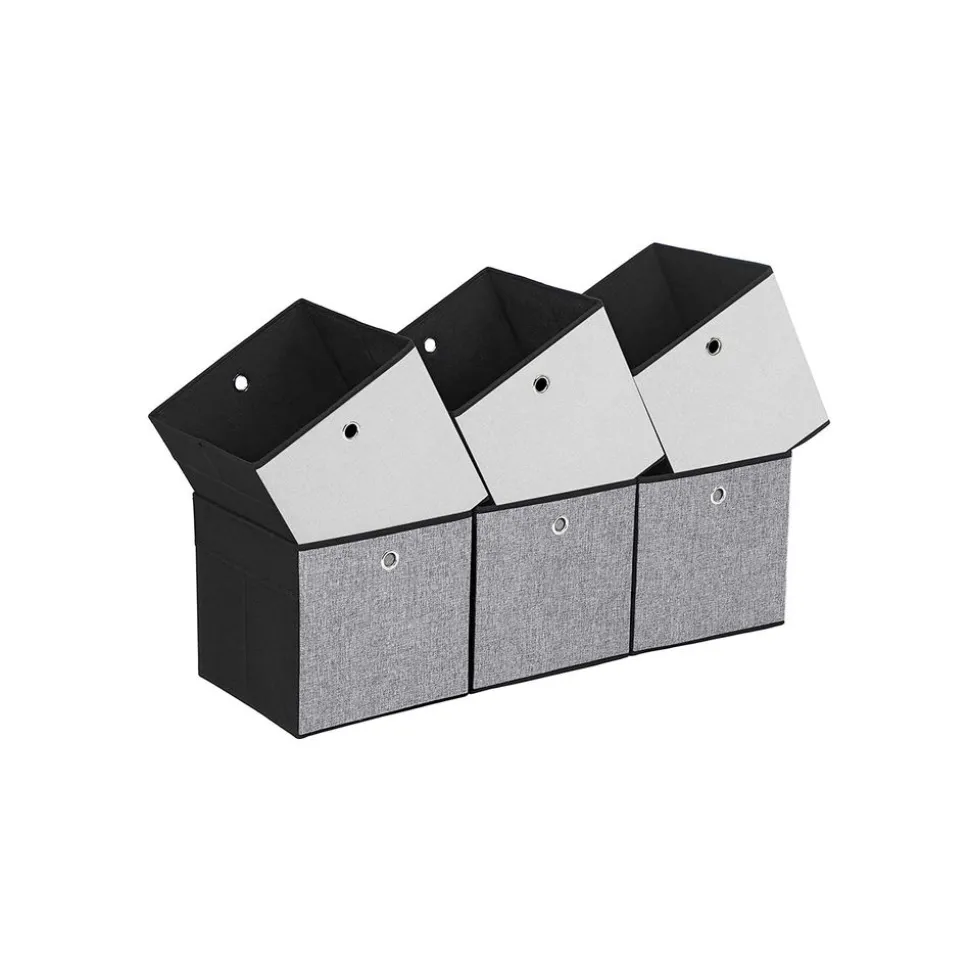 Hot SONGMICS 2 Boîtes couvercles magnétiques