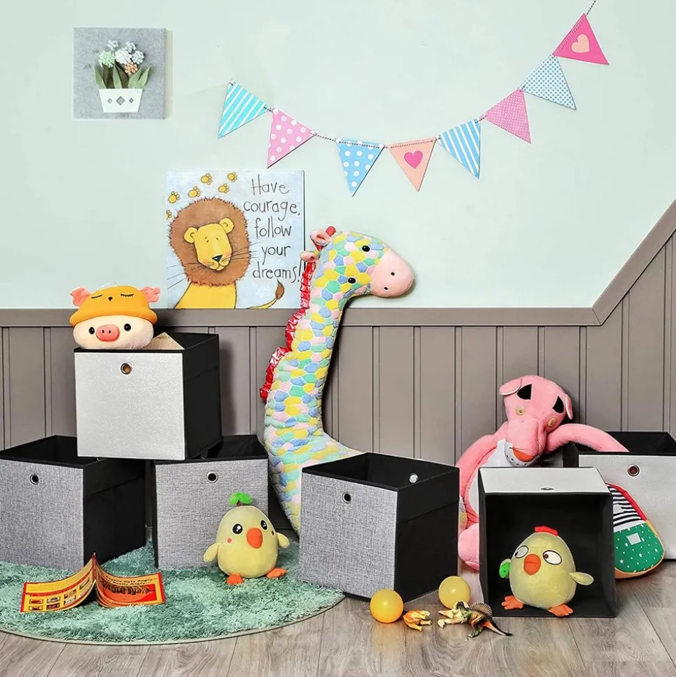 Hot SONGMICS 2 Boîtes couvercles magnétiques