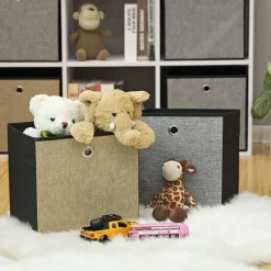 Hot SONGMICS 2 Boîtes couvercles magnétiques