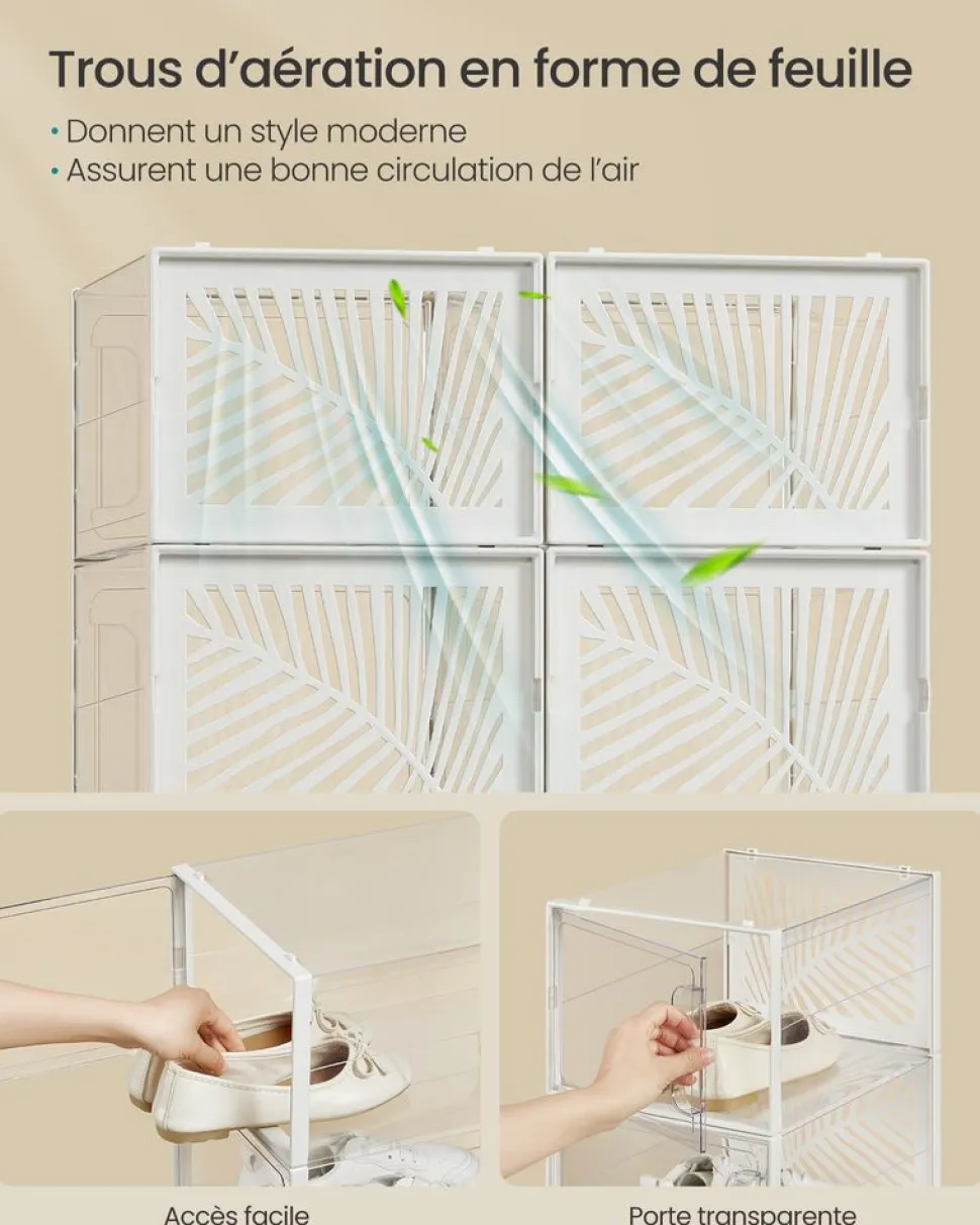 Online SONGMICS 6 Boîtes de rangement