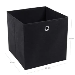 Shop SONGMICS 6 Boîtes de rangement beige