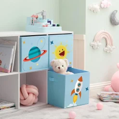 Best Sale SONGMICS 3 Boîtes de rangement bleu