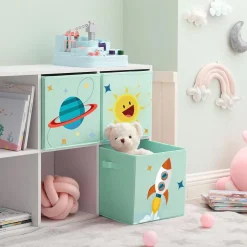 Best Sale SONGMICS 3 Boîtes de rangement bleu