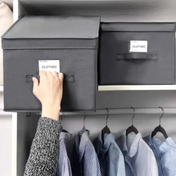 Online SONGMICS 3 Boîtes de rangement noir