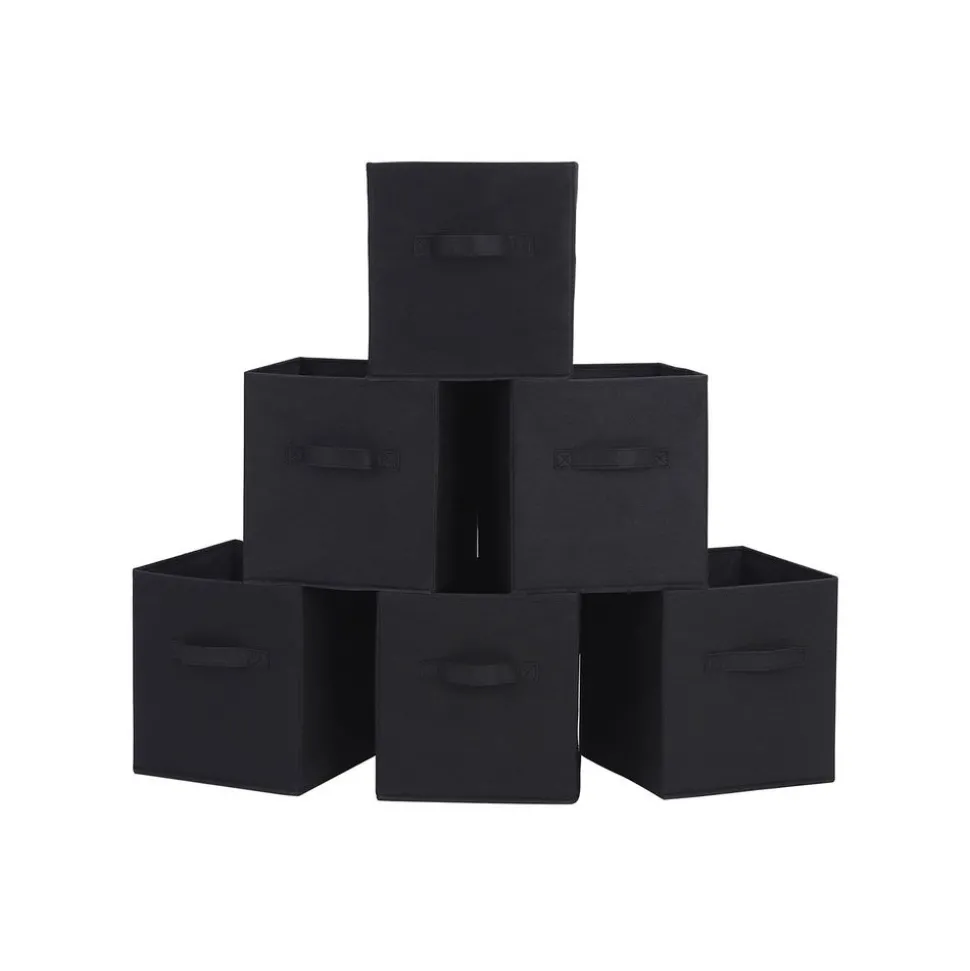 Flash Sale SONGMICS 6 Boîtes de rangement noir