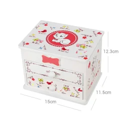 Shop SONGMICS 3 Boîtes enfant dinosaure Blanc