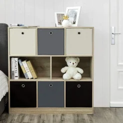 Online SONGMICS 6 Boîtes gris beige noir