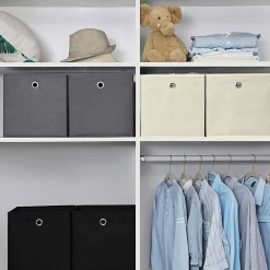 Online SONGMICS 6 Boîtes gris beige noir