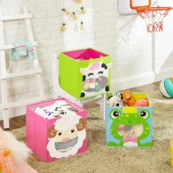 Clearance SONGMICS 3 Boîtes rangement animaux