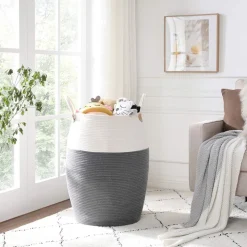 Cheap SONGMICS 2 Boîtes rangement Gris