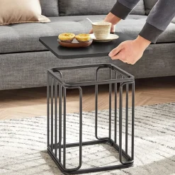 Best SONGMICS 2 Bouts de canapé Blanc