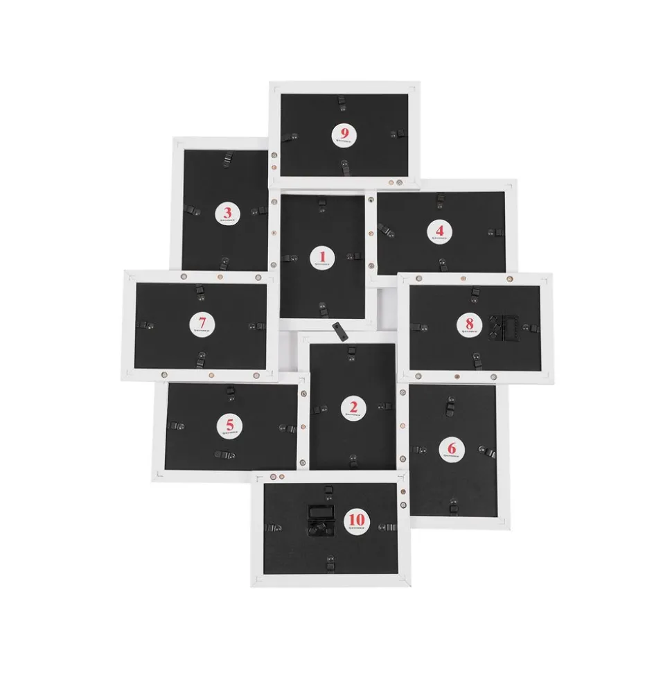 Outlet SONGMICS 12 Cadres photo noir