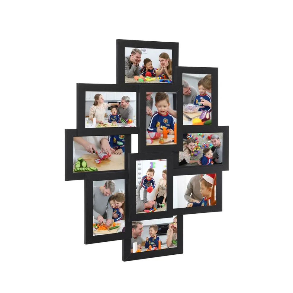 Outlet SONGMICS 12 Cadres photo noir