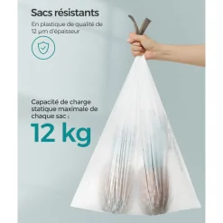 Shop SONGMICS 3 Cadres photo verre Blanc