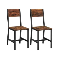 Cheap SONGMICS 2 Chaises à manger industriel