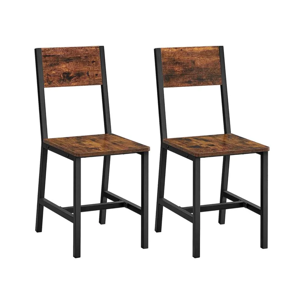 Cheap SONGMICS 2 Chaises à manger industriel