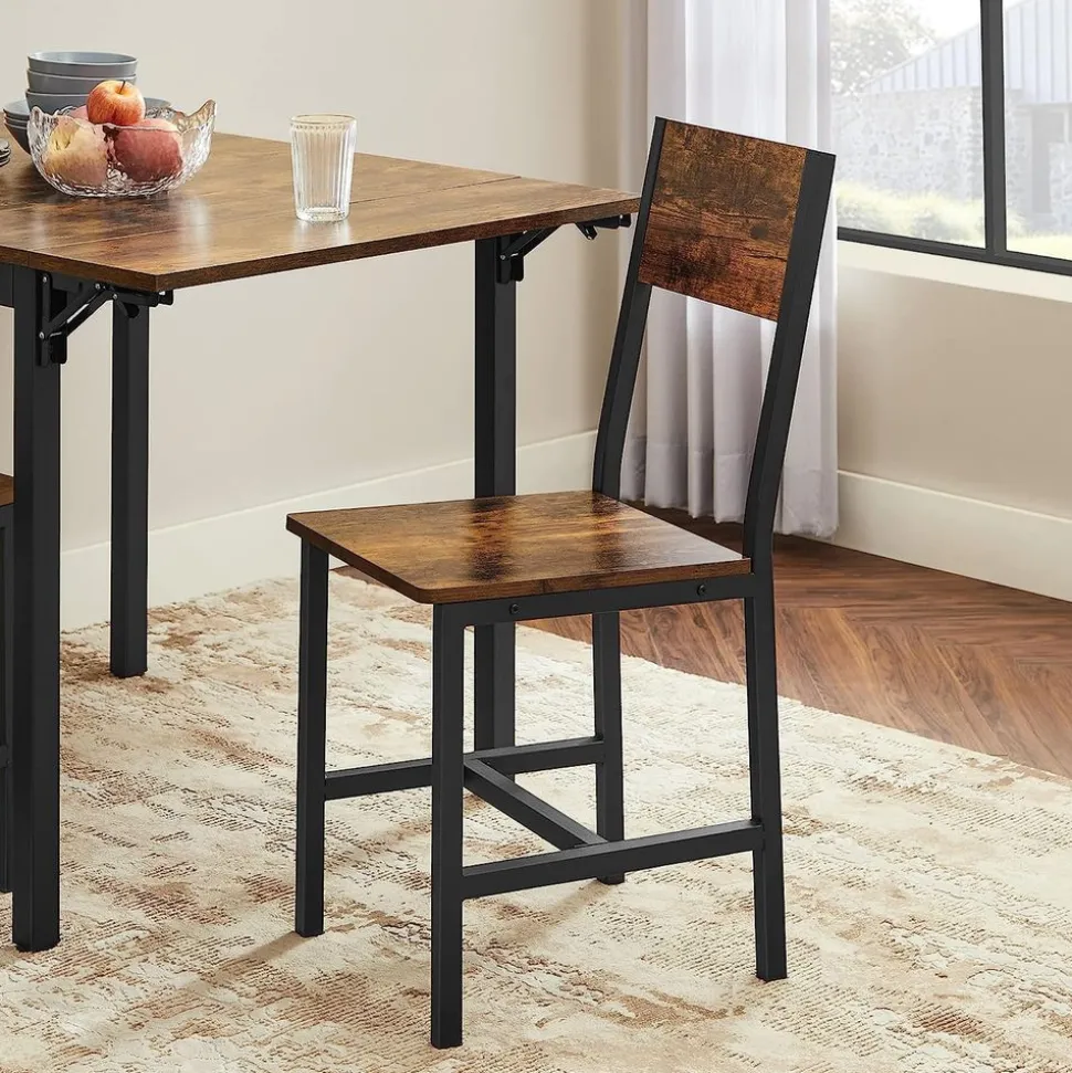 Cheap SONGMICS 2 Chaises à manger industriel