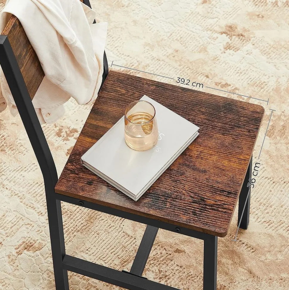 Cheap SONGMICS 2 Chaises à manger industriel