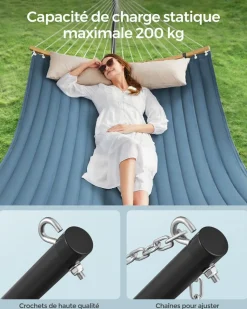 Best Sale SONGMICS 2 Chaises de camping pliable