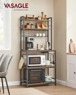 Flash Sale SONGMICS ２ Chaises design X Noir