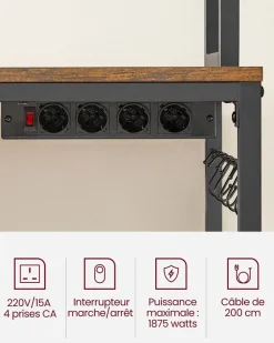 Flash Sale SONGMICS ２ Chaises design X Noir