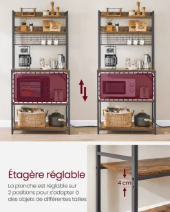 Flash Sale SONGMICS ２ Chaises design X Noir