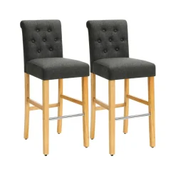 Best Sale SONGMICS ２ Chaises dossier Gris