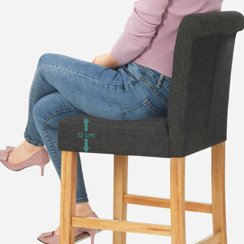 Best Sale SONGMICS 2 Chaises dossier Gris