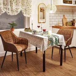 Discount SONGMICS 2 Chaises hautes foncé Gris