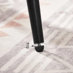 Discount SONGMICS 2 Chaises hautes foncé Gris