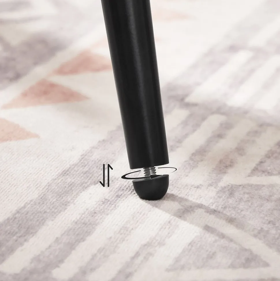 Discount SONGMICS 2 Chaises hautes foncé Gris