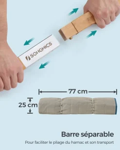 Flash Sale SONGMICS 2 Chaises longues portables avec bandoulières 158 x 55 cm bleu ciel