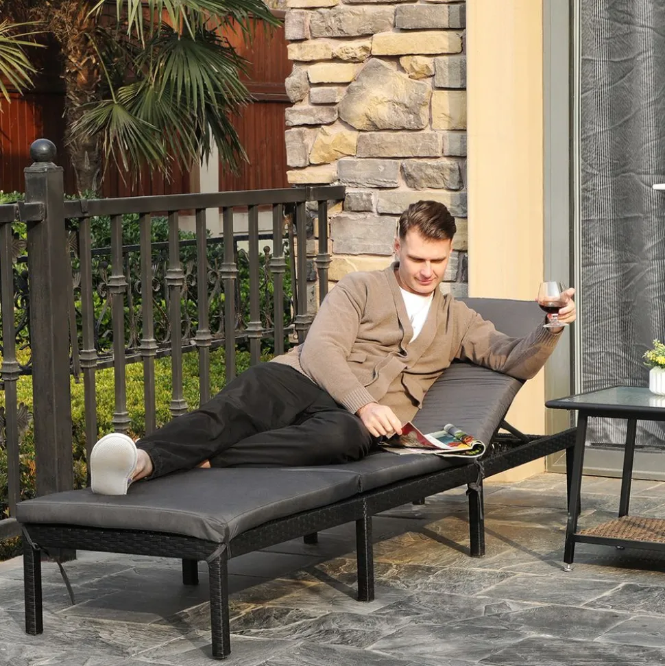 Discount SONGMICS 2 Chaises pliantes alu gris