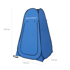 Fashion SONGMICS 2 Chaises pliantes camping avec porte-gobelet gris ardoise