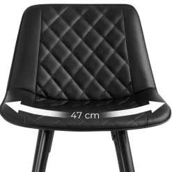 Shop SONGMICS 2 Chaises salle à manger gris