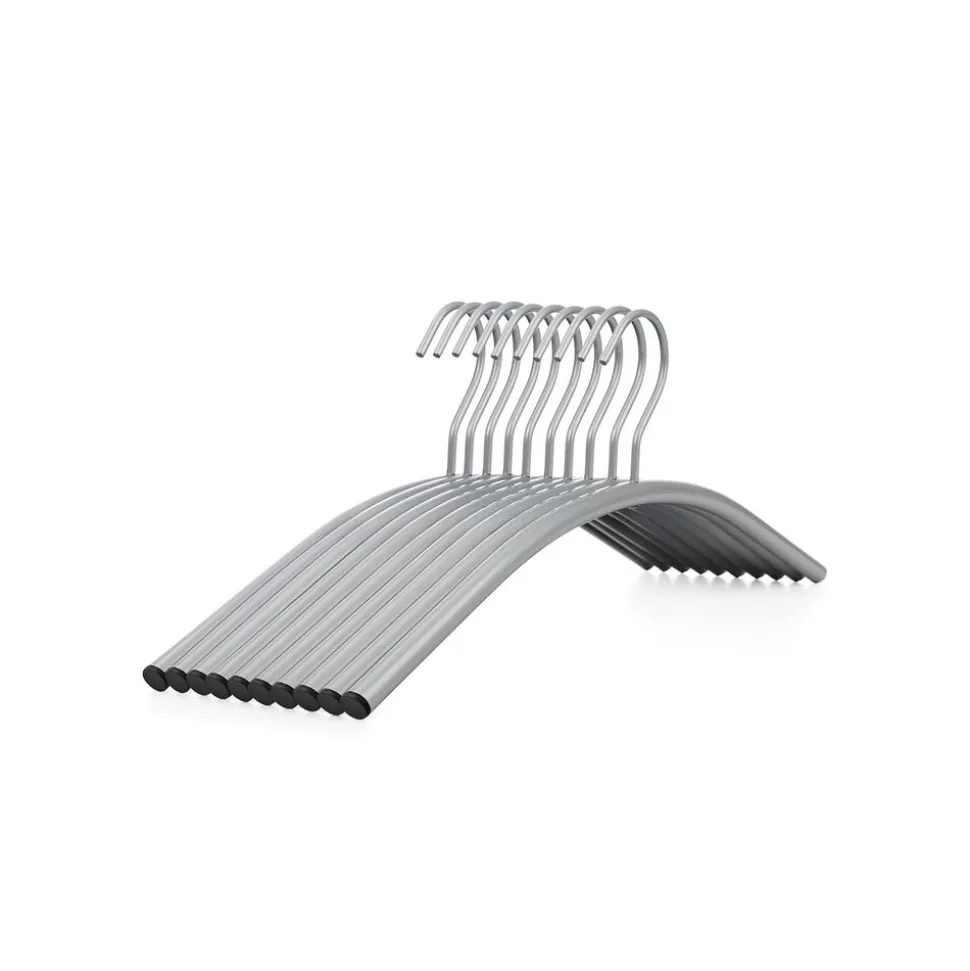 New SONGMICS 10 Cintres arqués Gris